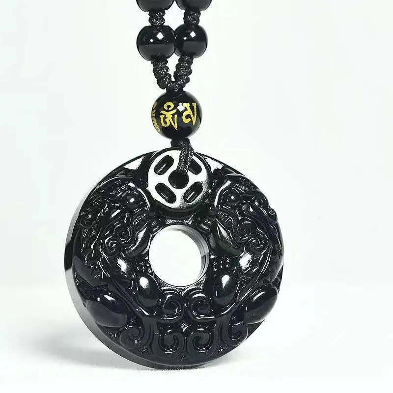 Sweet Kisses Obsidian Necklaces Unisex-2