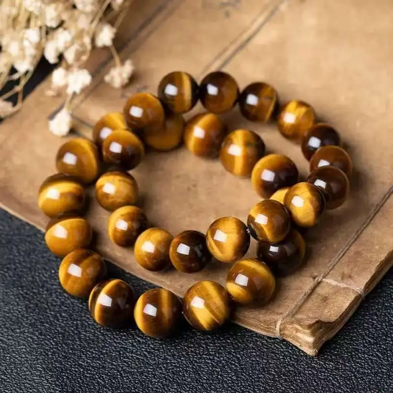 Sweet Kisses Tiger's Eye Stone Jade Bracelets Unisex-4