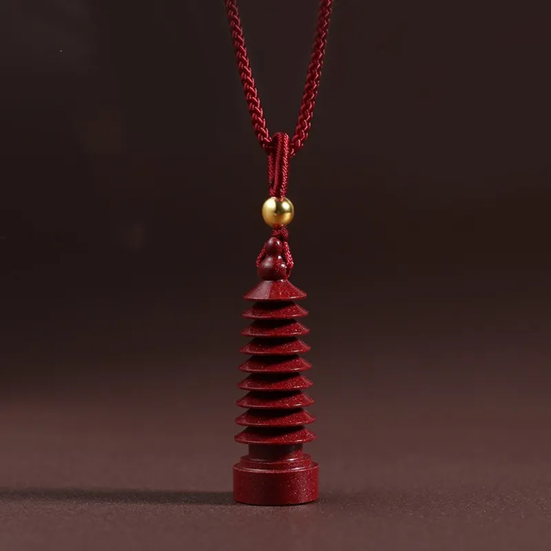 Sweet Kisses Reconstructed Cinnabar Necklaces Unisex-4