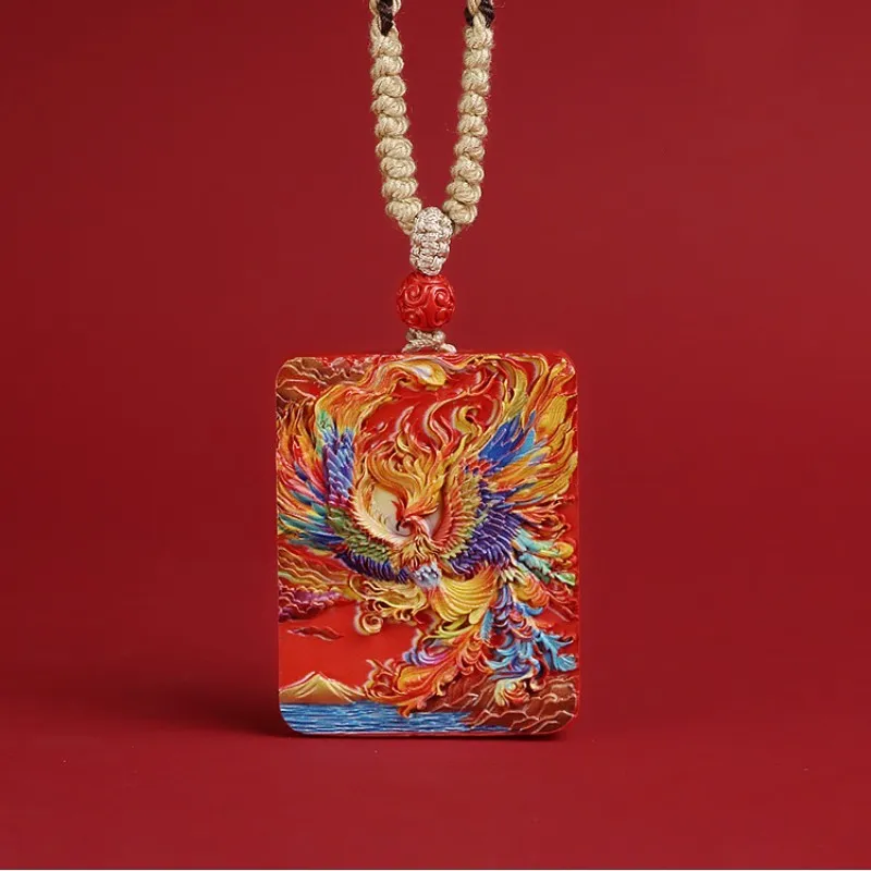 Sweet Kisses Reconstructed Cinnabar Necklaces Unisex-1