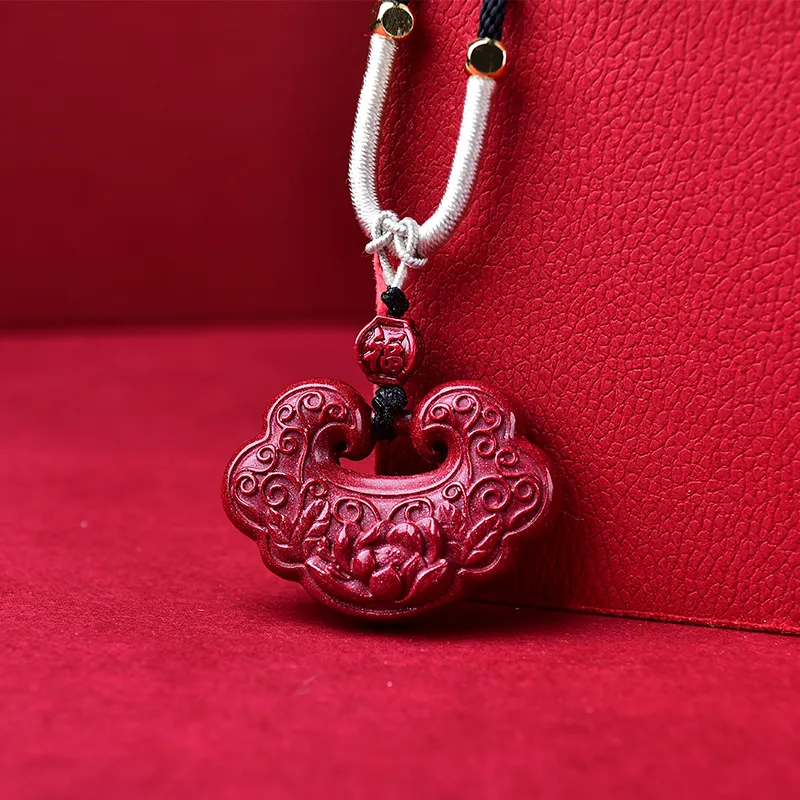 Sweet Kisses Reconstructed Cinnabar Necklaces Unisex-4