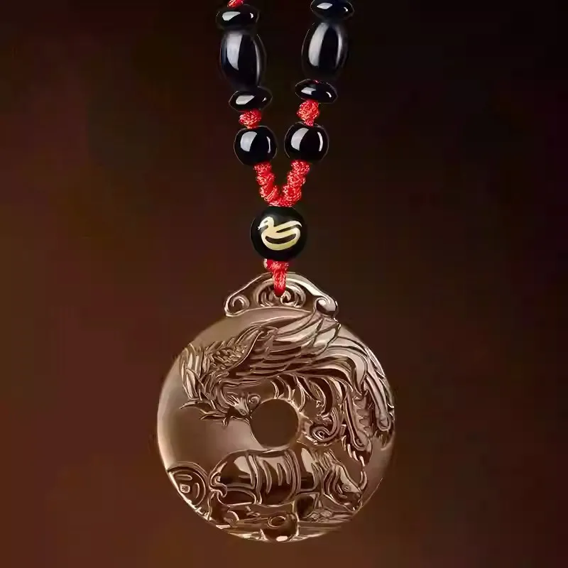 Sweet Kisses Obsidian Necklaces Unisex-2