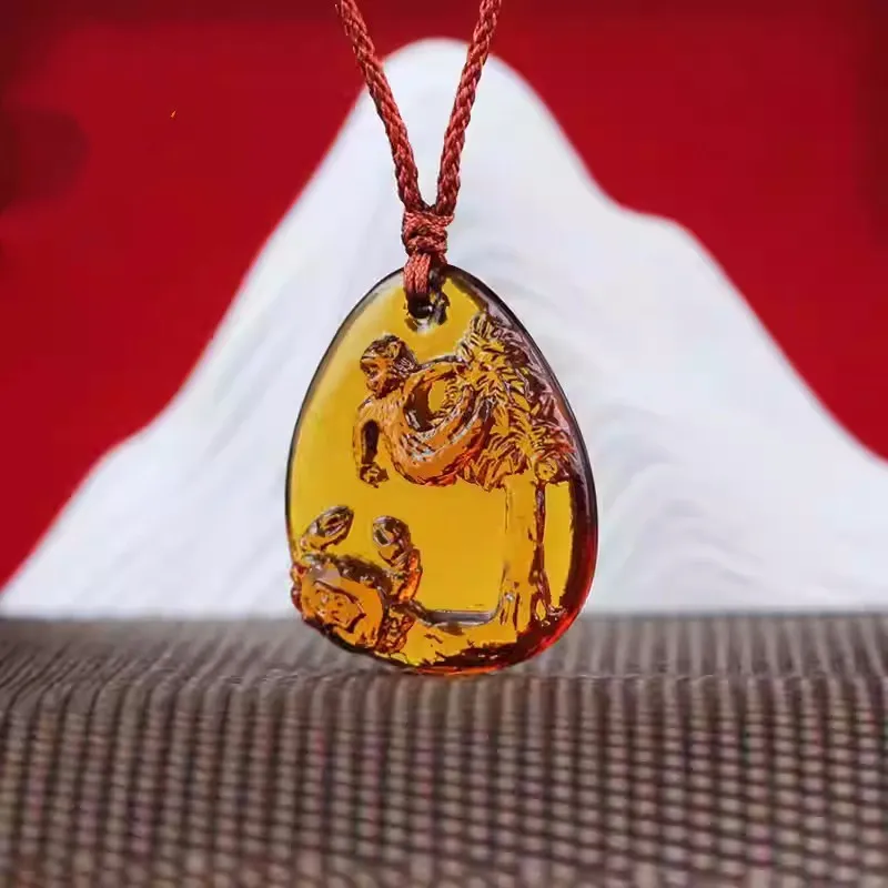 Sweet Kisses Colored Glaze Necklaces Unisex-2
