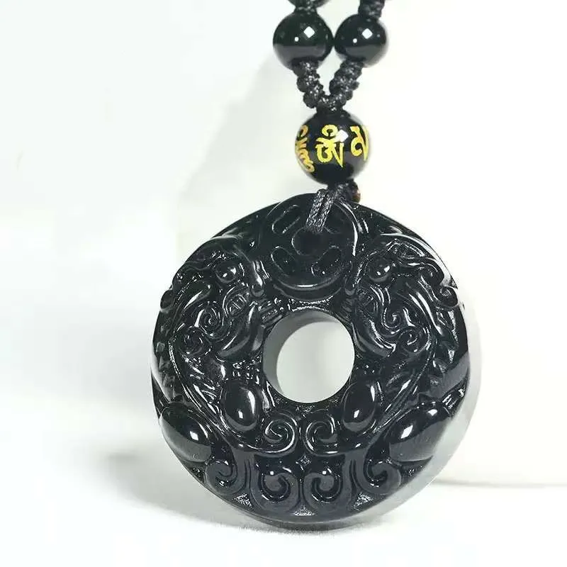 Sweet Kisses Obsidian Necklaces Unisex-1