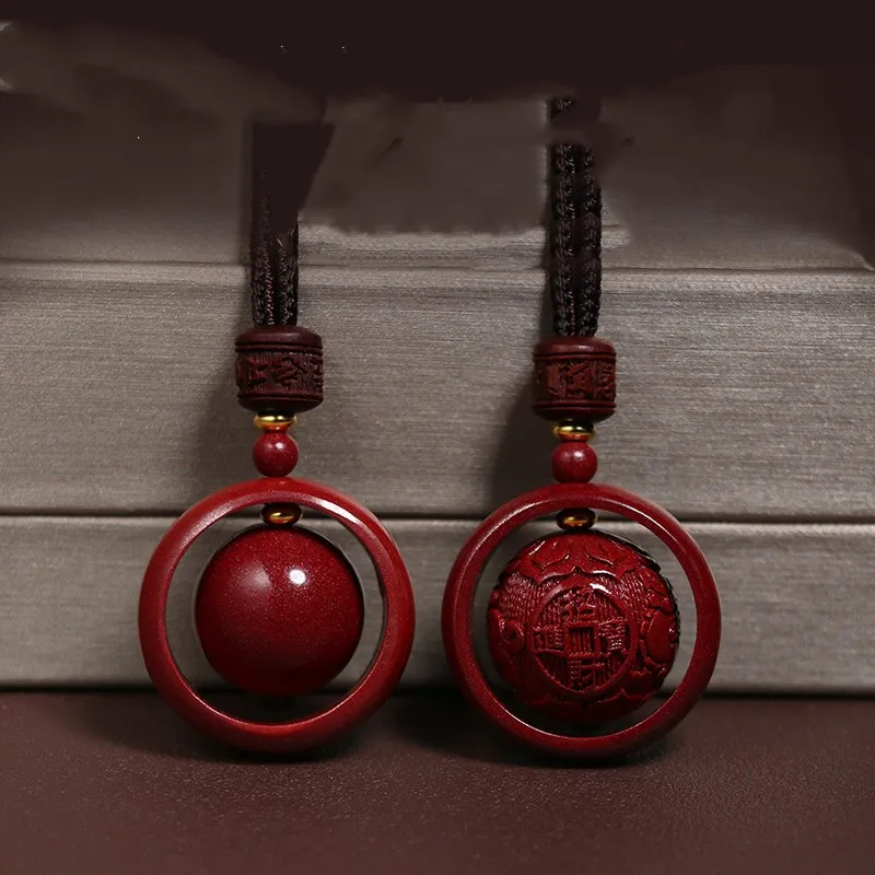 Sweet Kisses Reconstructed Cinnabar Necklaces Unisex-5