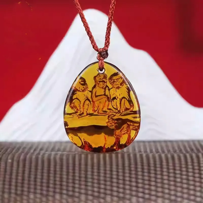 Sweet Kisses Colored Glaze Necklaces Unisex-4