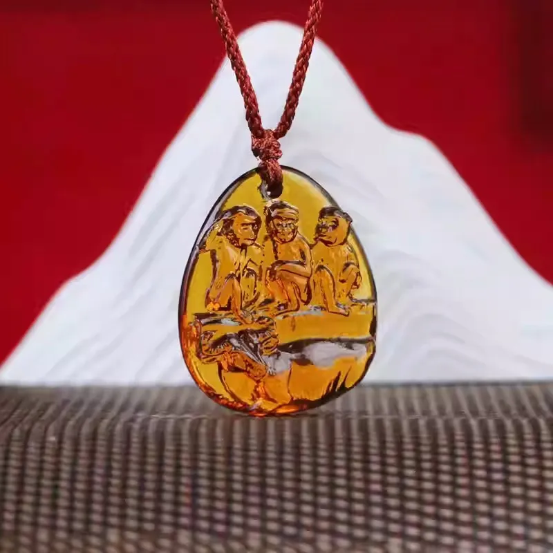 Sweet Kisses Colored Glaze Necklaces Unisex-3