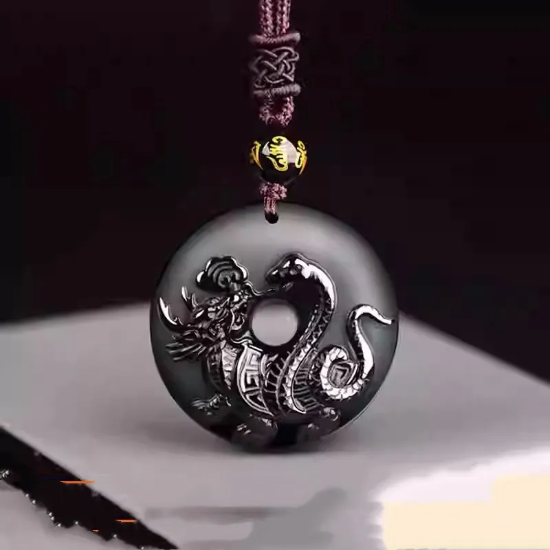 Sweet Kisses Obsidian Necklaces Unisex-5