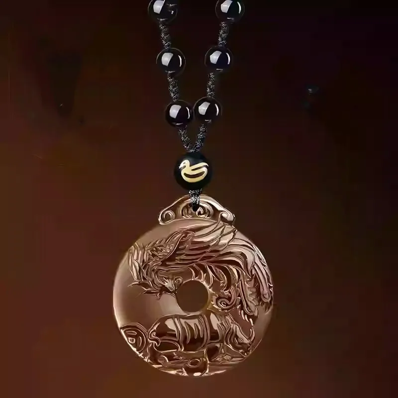 Sweet Kisses Obsidian Necklaces Unisex-1