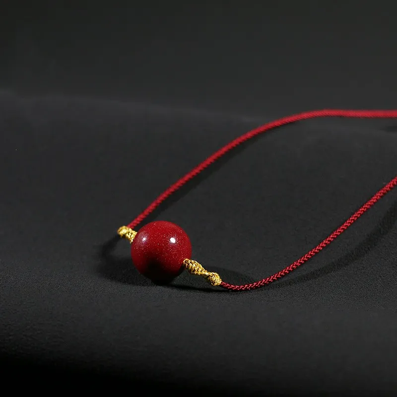 Sweet Kisses Reconstructed Cinnabar Necklaces Unisex-3