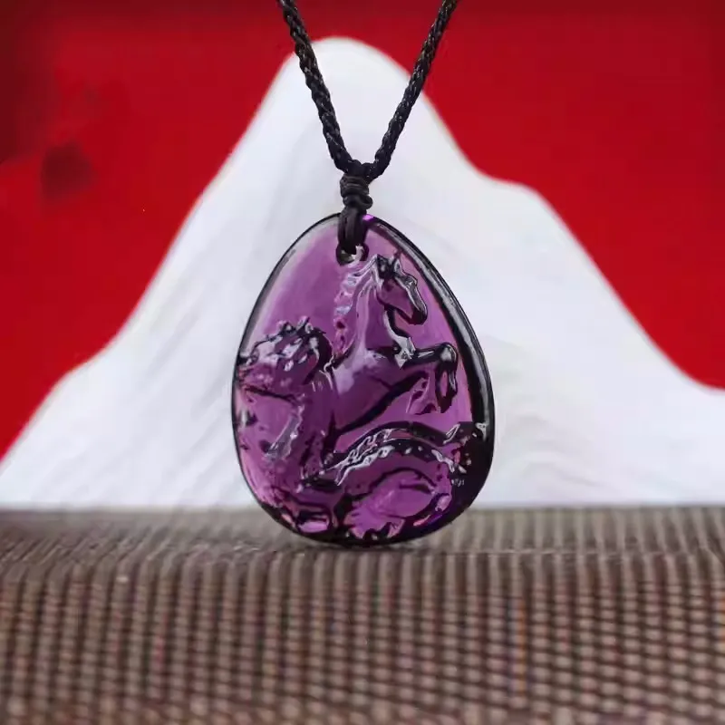 Sweet Kisses Colored Glaze Necklaces Unisex-2