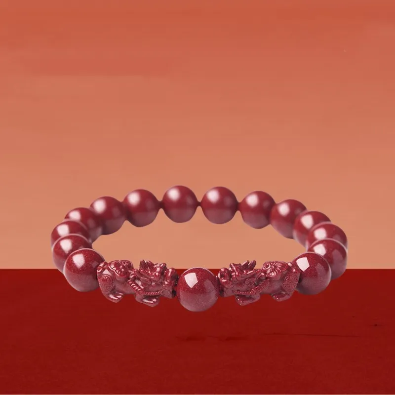 Sweet Kisses Reconstructed Cinnabar Bracelets Unisex-3