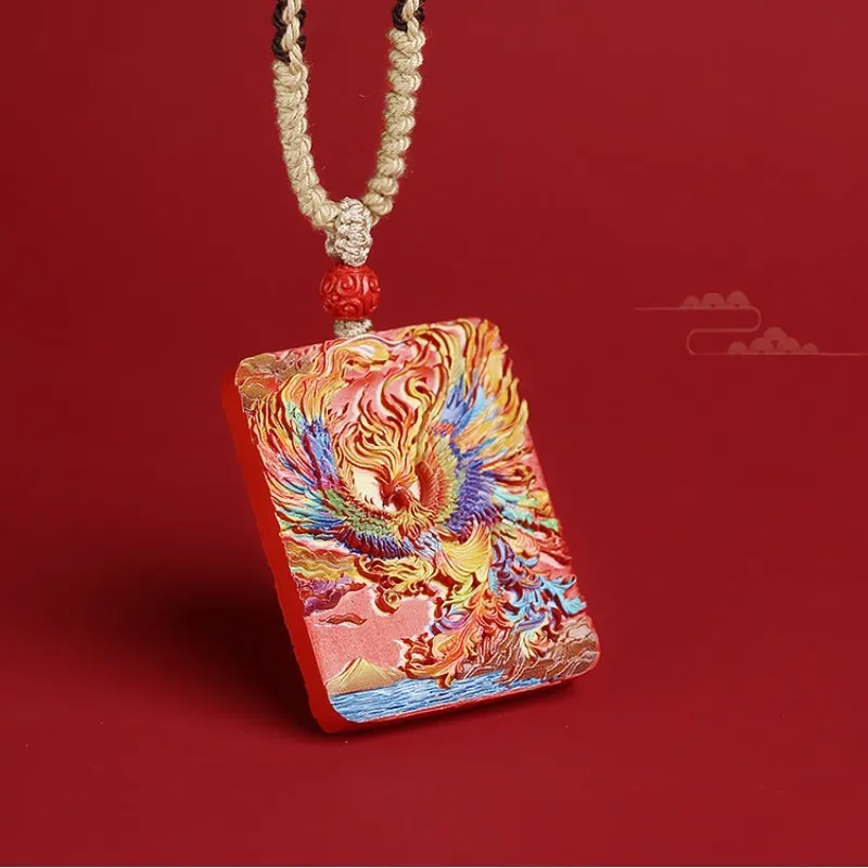 Sweet Kisses Reconstructed Cinnabar Necklaces Unisex-3