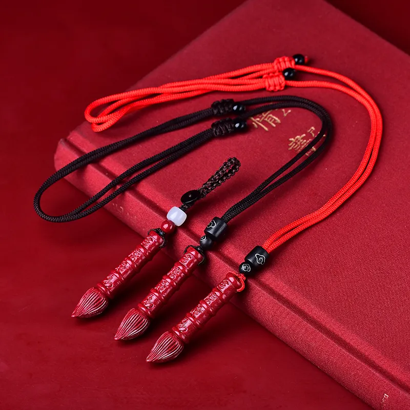 Sweet Kisses Reconstructed Cinnabar Necklaces Unisex-2