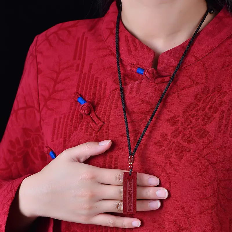 Sweet Kisses Reconstructed Cinnabar Necklaces Unisex-3