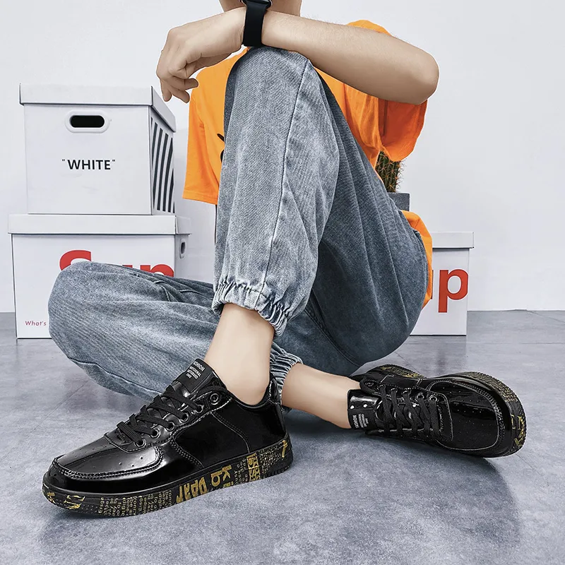 HERR TIGER Low Top Skateboard Shoes Unisex-8