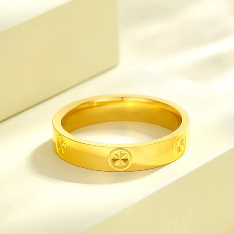 FANSHINER Alloy, Surface Gold Plated Rings Unisex-1