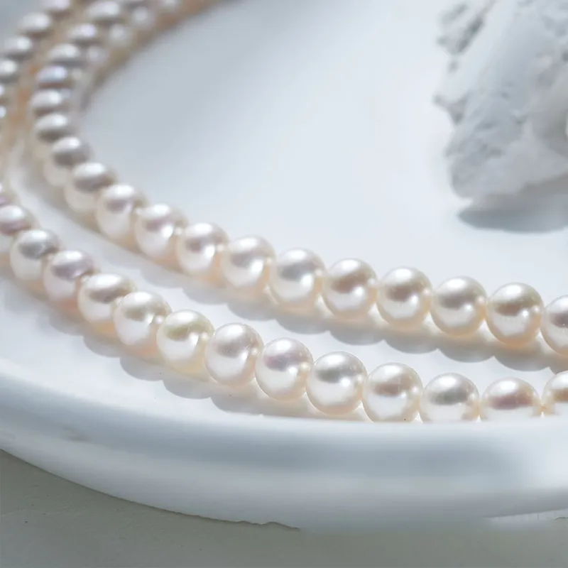 FANSHINER Pearl Necklaces Women's-2