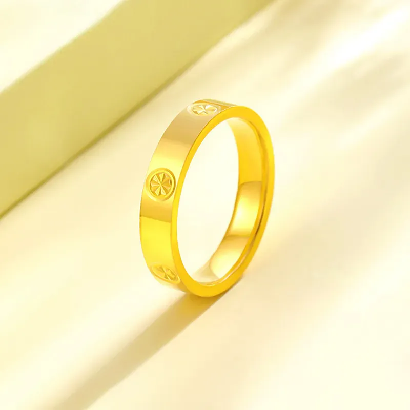 FANSHINER Alloy, Surface Gold Plated Rings Unisex-2