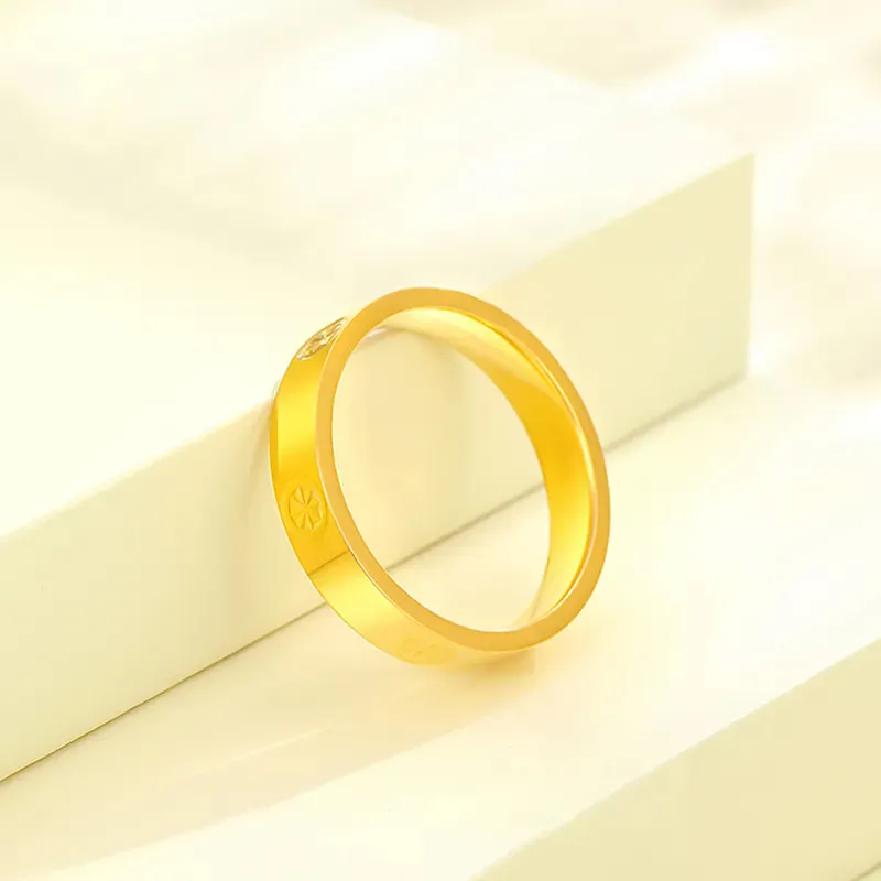 FANSHINER Alloy, Surface Gold Plated Rings Unisex-3