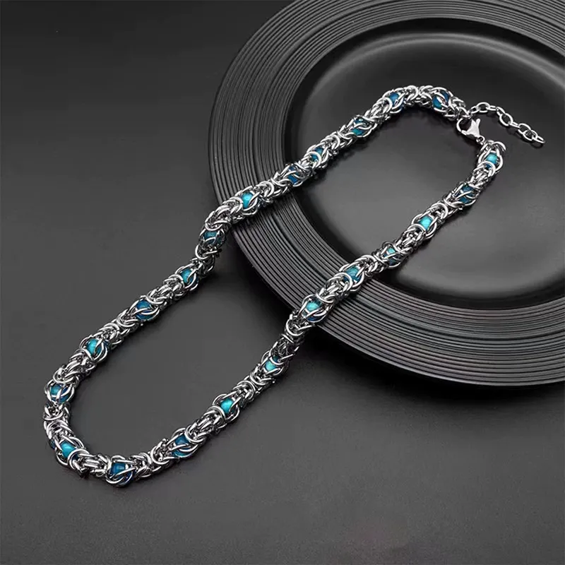 FANSHINER Titanium Steel Necklaces Unisex-1