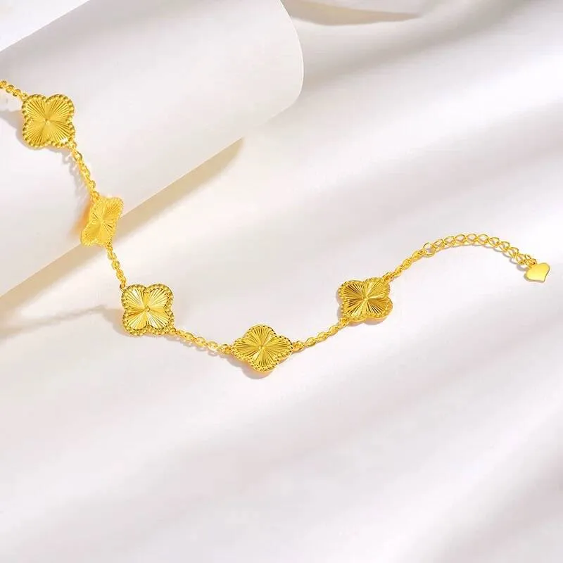 FANSHINER 18K Gold/Copper Alloy Bracelets Women's-3
