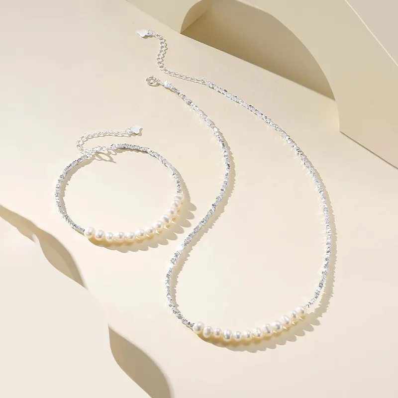 FANSHINER Pearl Necklaces Women's-3