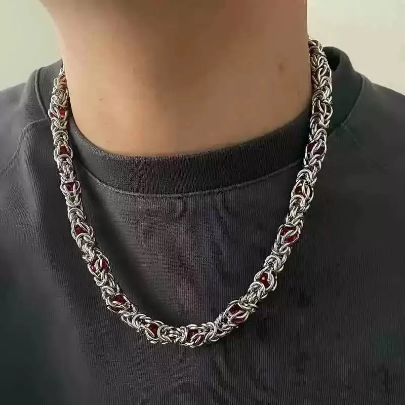 FANSHINER Titanium Steel Necklaces Unisex-6