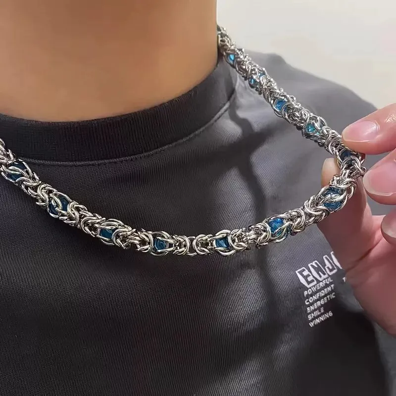 FANSHINER Titanium Steel Necklaces Unisex-3