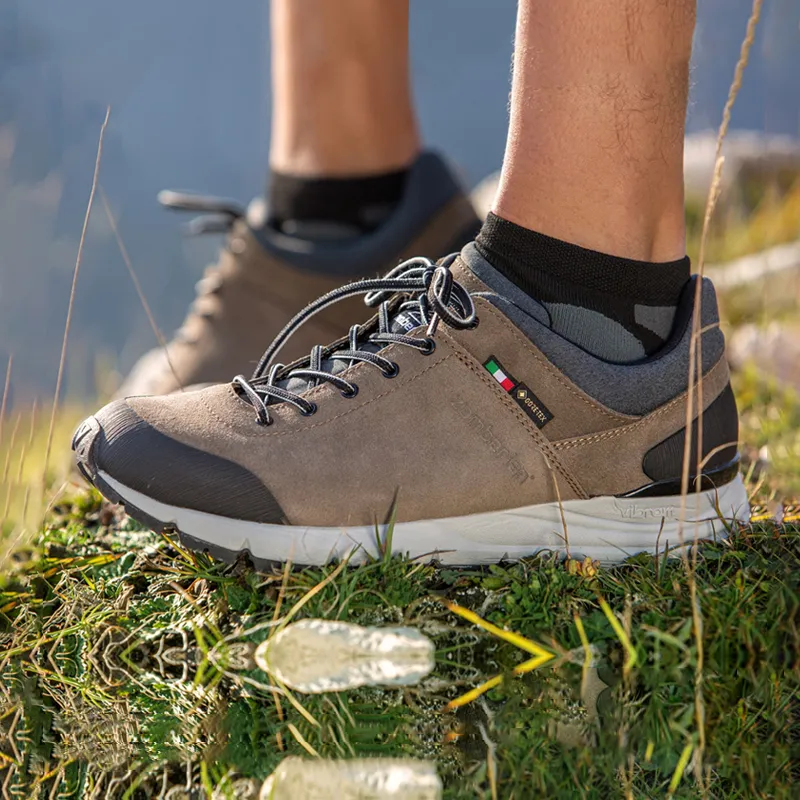 Zambella Waterproof Breathable Wear-Resistant Cushioning Slip-Resistant Low-Top Trekking Shoes Men's-3