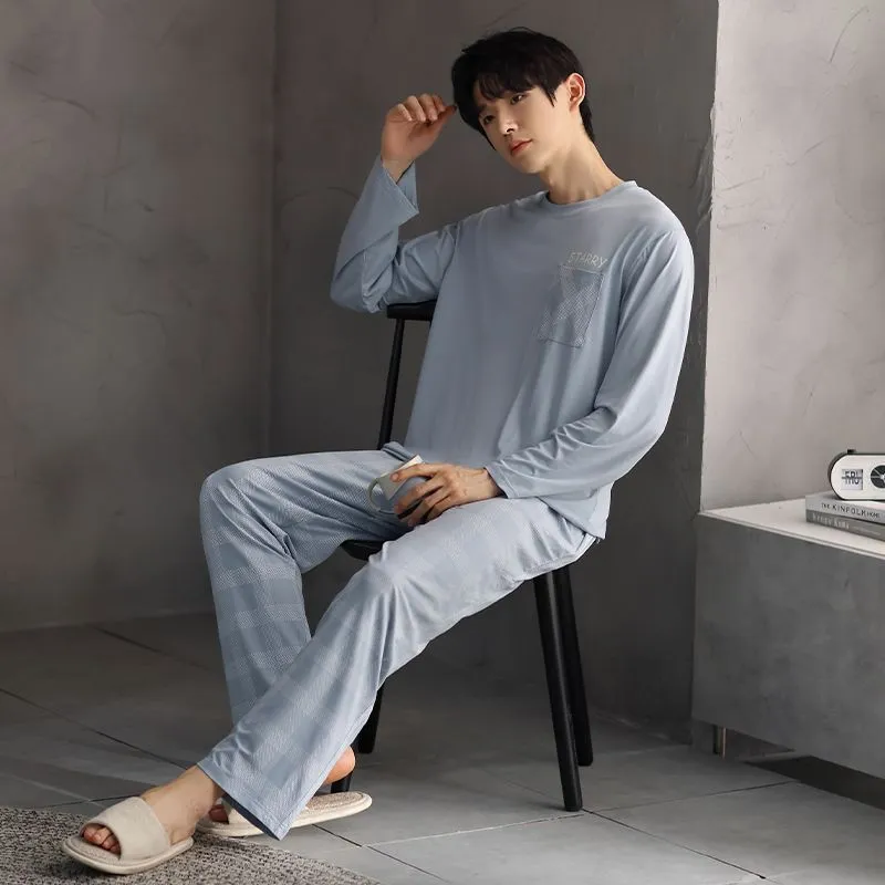 OEING Men Pajama Sets-2