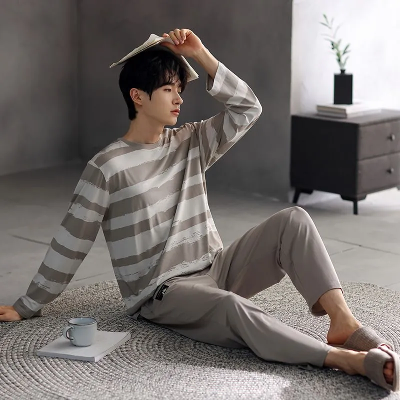 OEING Men Pajama Sets-1