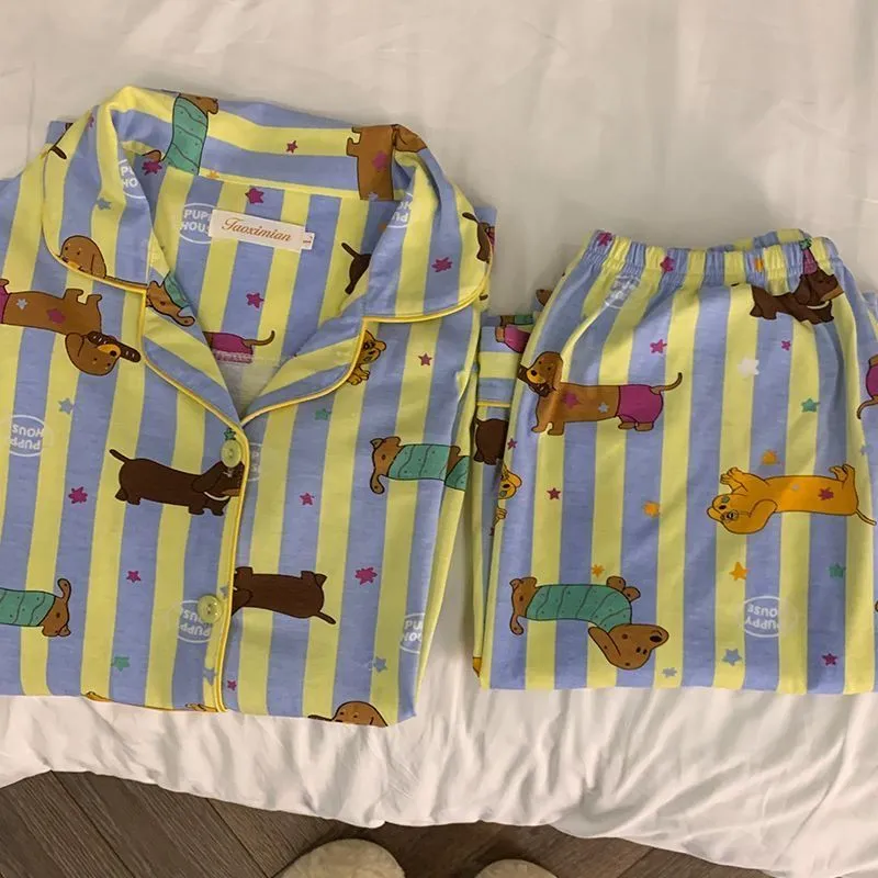 OEING Pajama Set Women's Image Color-5