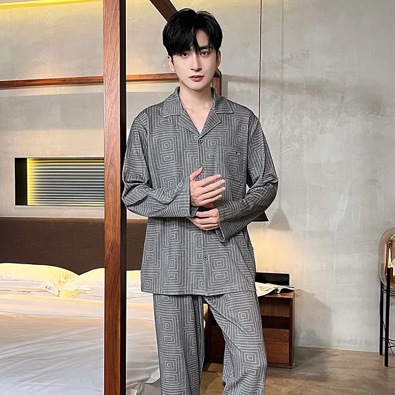 OEING Men Pajama Sets-2