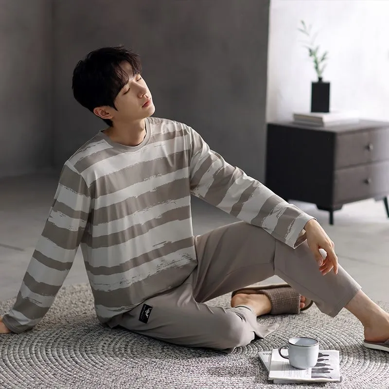 OEING Men Pajama Sets-2