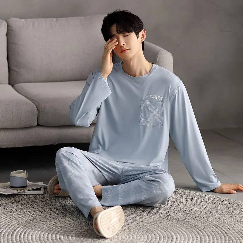 OEING Men Pajama Sets-1