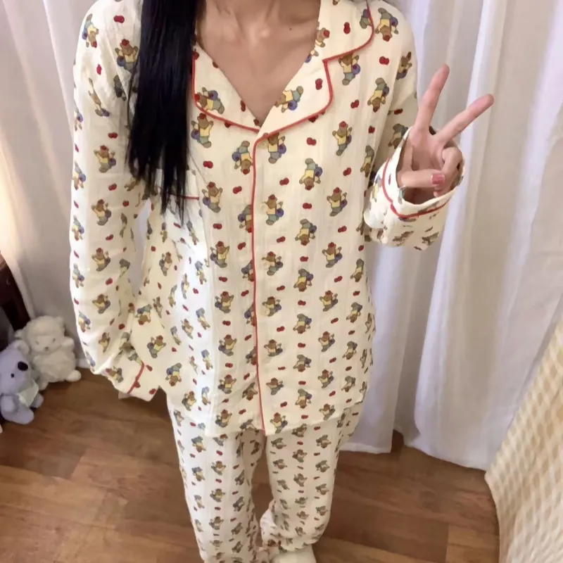 OEING Pajama Set Women's Image Color-2