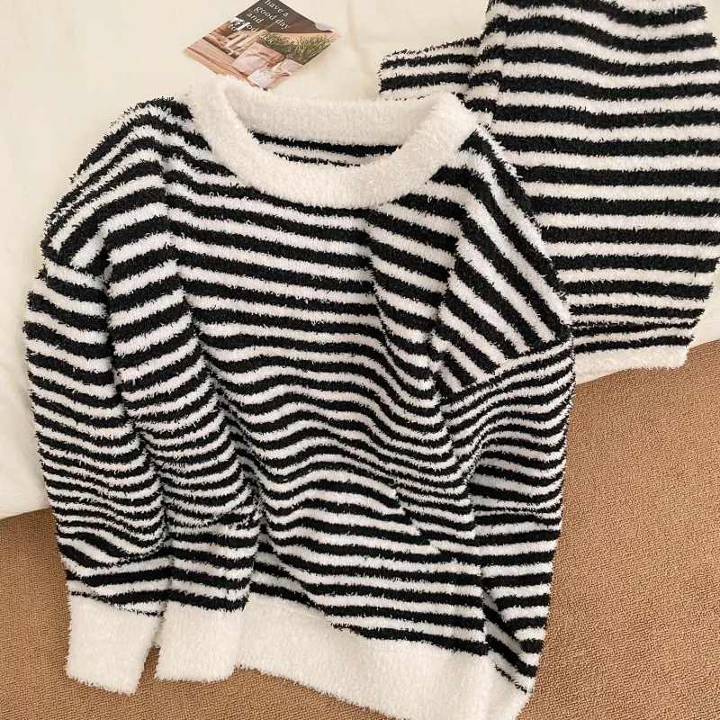 OEING Pajama Set Women's Zebra Print-3