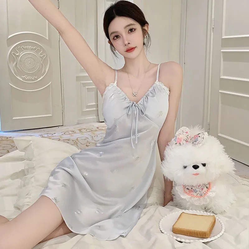 OEING Nightgown Women's Gift Box Set Blue-2