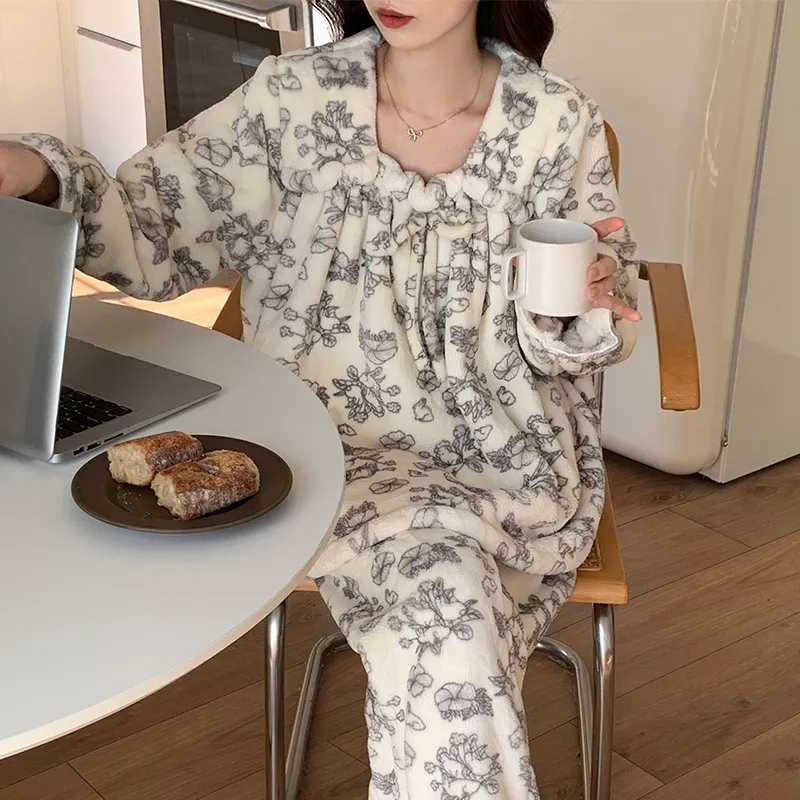 OEING Pajama Set Women's Image Color-5
