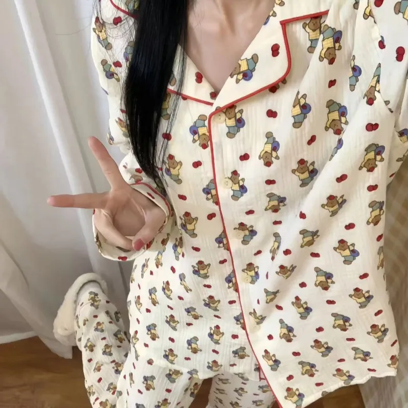 OEING Pajama Set Women's Image Color-3