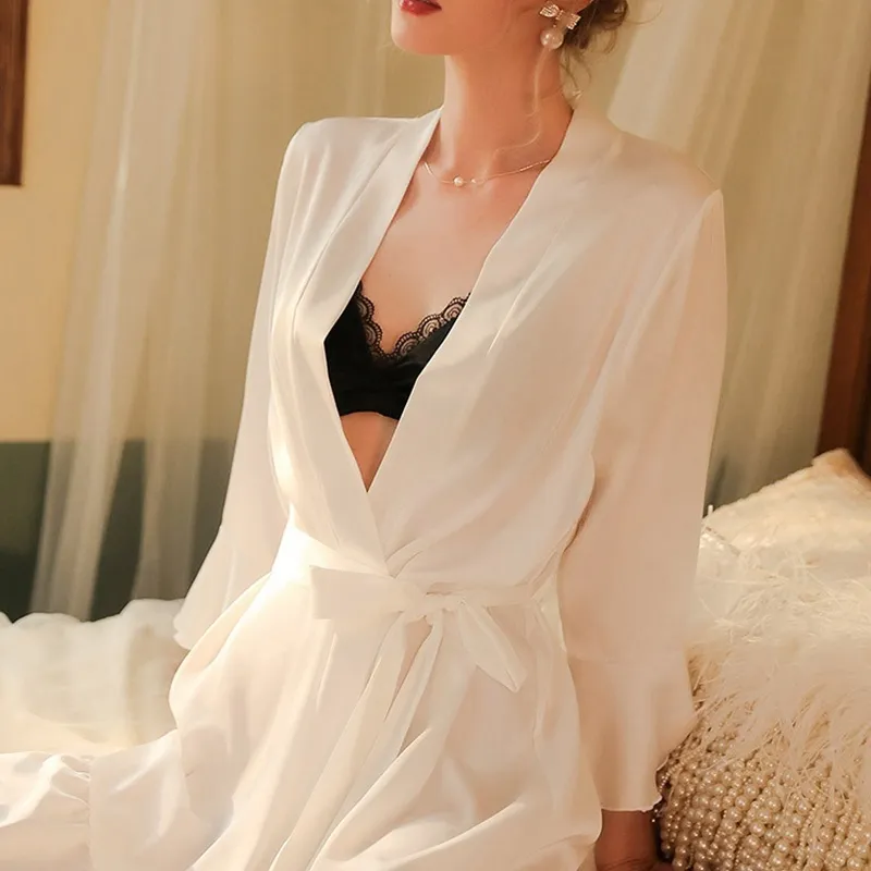 OEING Nightgown Women's Gift Box Set White-2
