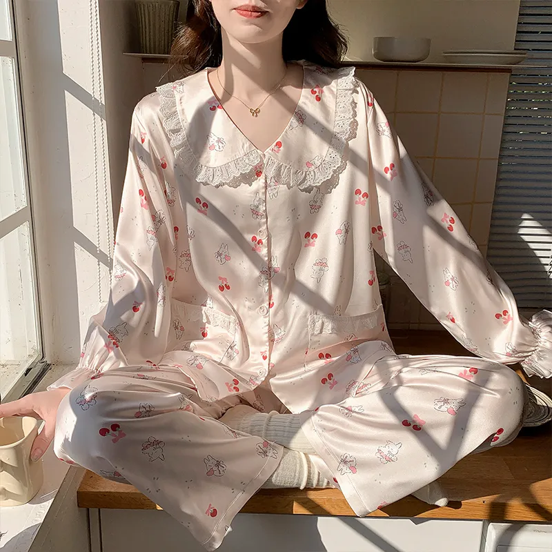 OEING Pajama Set Women's Image Color-3