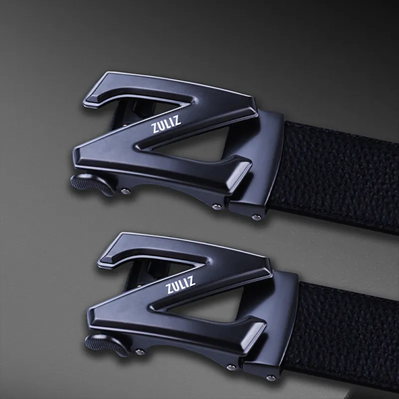 ZULIZ Fashion Business Pants Belt Men's Width 3.5cm-6