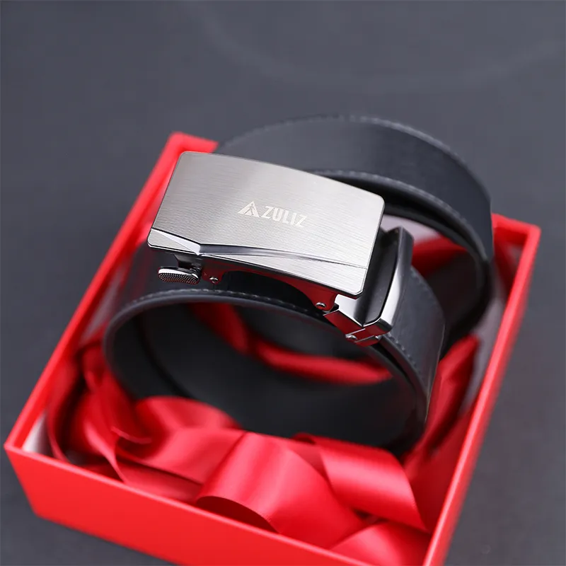 ZULIZ Cow Leather Belts Men's 3.5CM-4