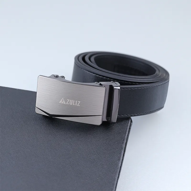 ZULIZ Cow Leather Belts Men's 3.5CM-3