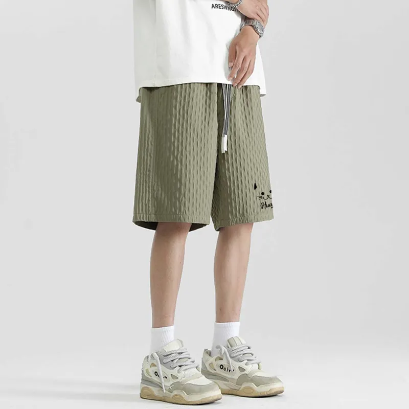 HUANQIU Casual Shorts Unisex-8