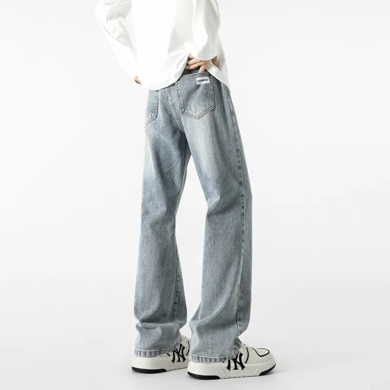 HUANQIU Jeans Unisex-13