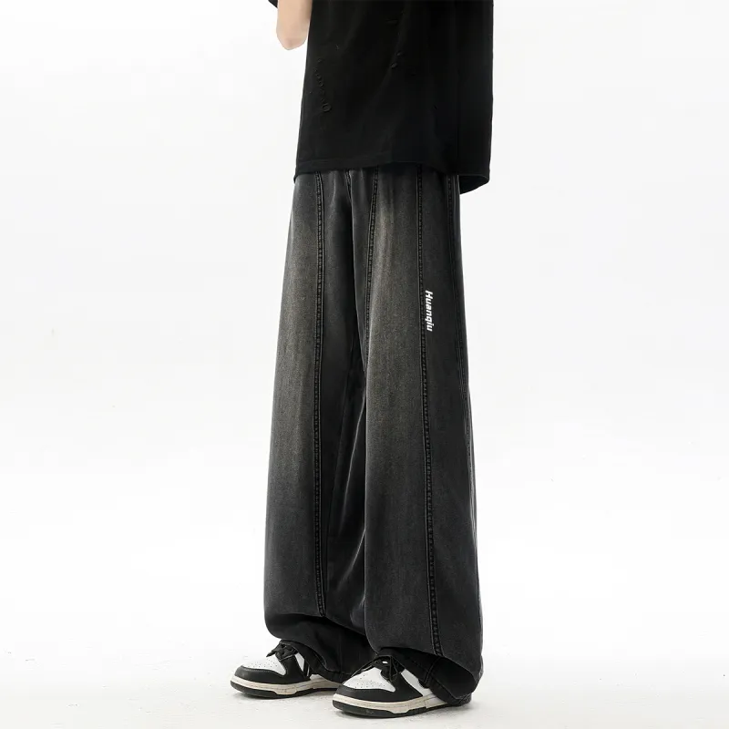 HUANQIU Jeans Unisex-8