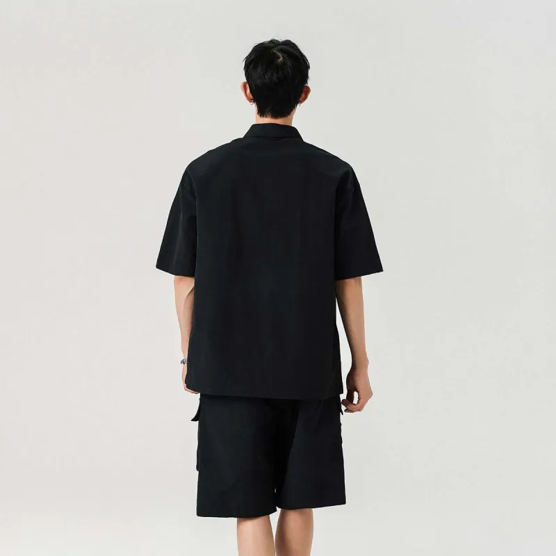 HUANQIU Cargo Shorts Unisex-14